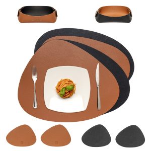 tovagliette americane (marrone/nero)